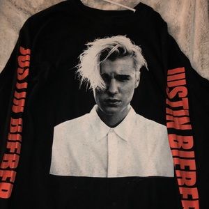 Justin Bieber Long Sleeve Purpose Tour Tee